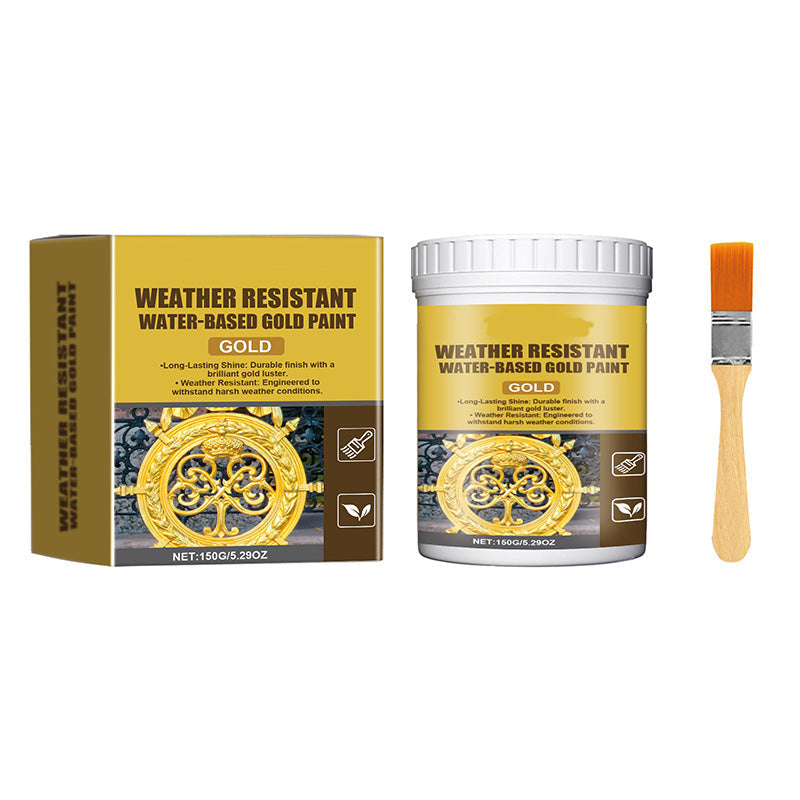 🏆 Last Day Special Price  $19.99 ! 🔥 Buy more save more 🎁 Weather-resistant, water-based gold paint