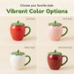 Strawberry Ceramic Mug with Lid