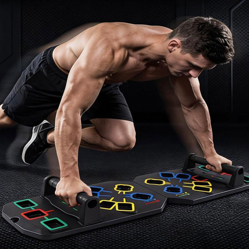 Foldable Color-Coded Push-Up Board