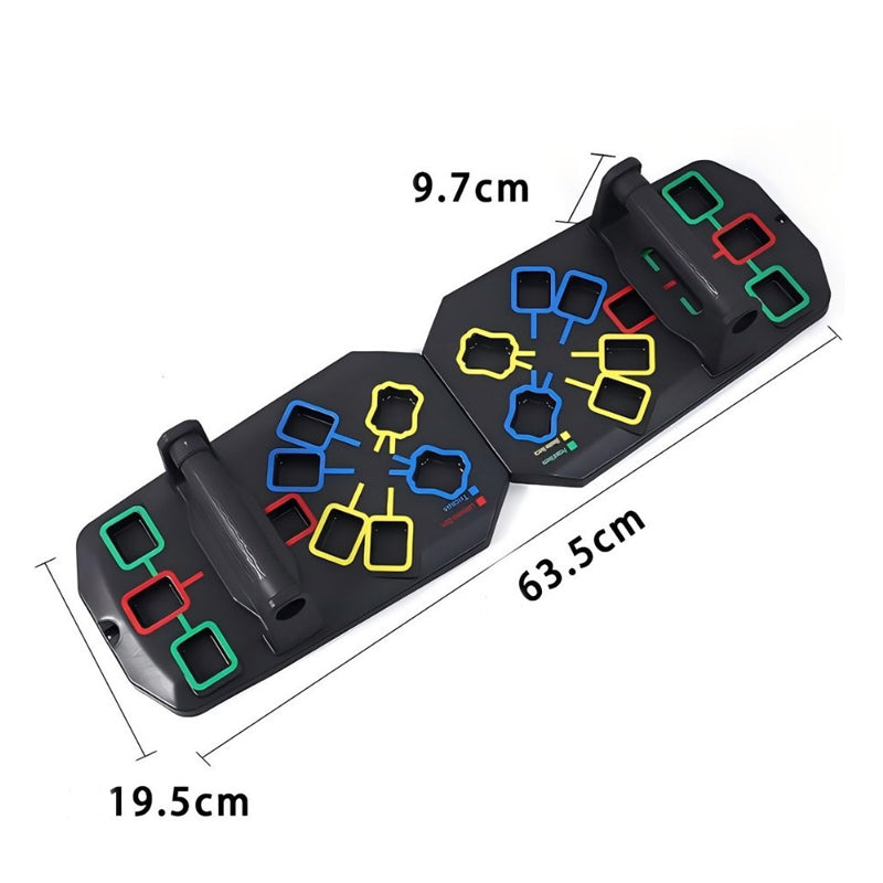 Foldable Color-Coded Push-Up Board