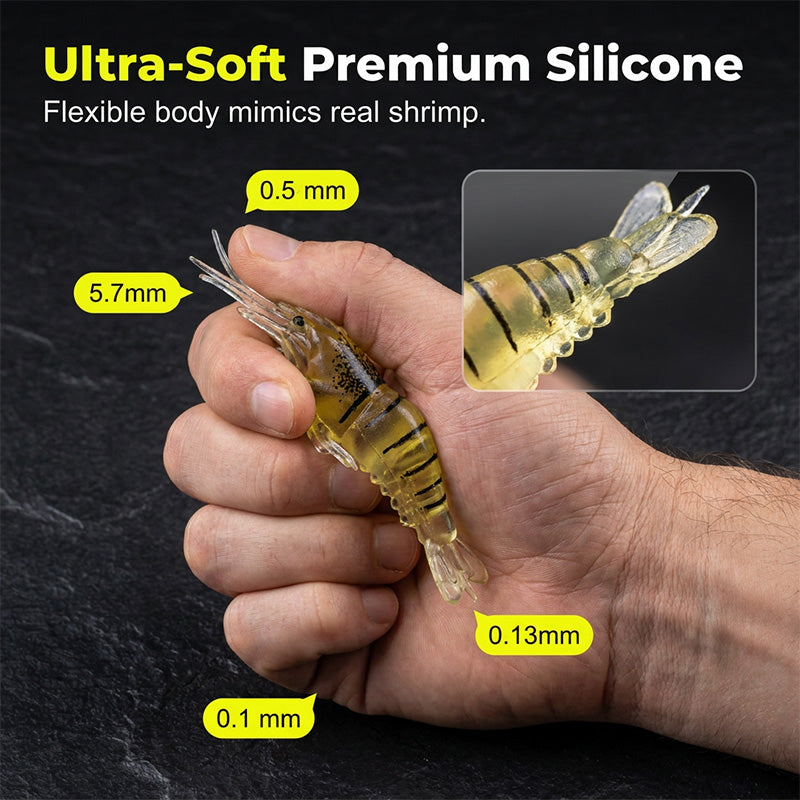 Bionic Shrimp Soft Bait Set for Fishing