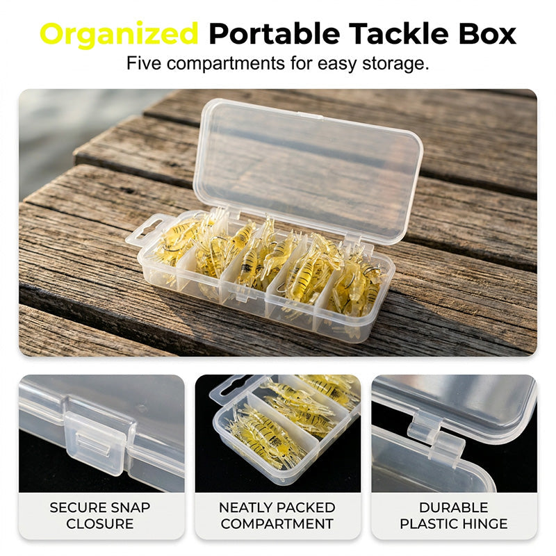 Bionic Shrimp Soft Bait Set for Fishing