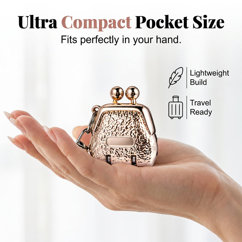 Foldable Purse-Shaped Nail Clipper Keychain