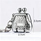 Foldable Purse-Shaped Nail Clipper Keychain