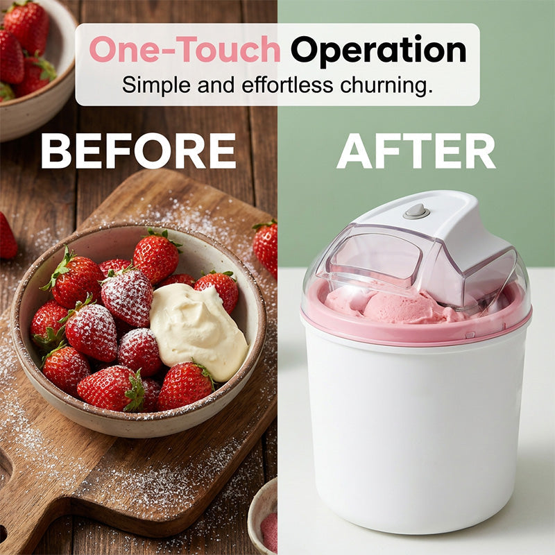 Large Capacity Family Ice Cream Maker