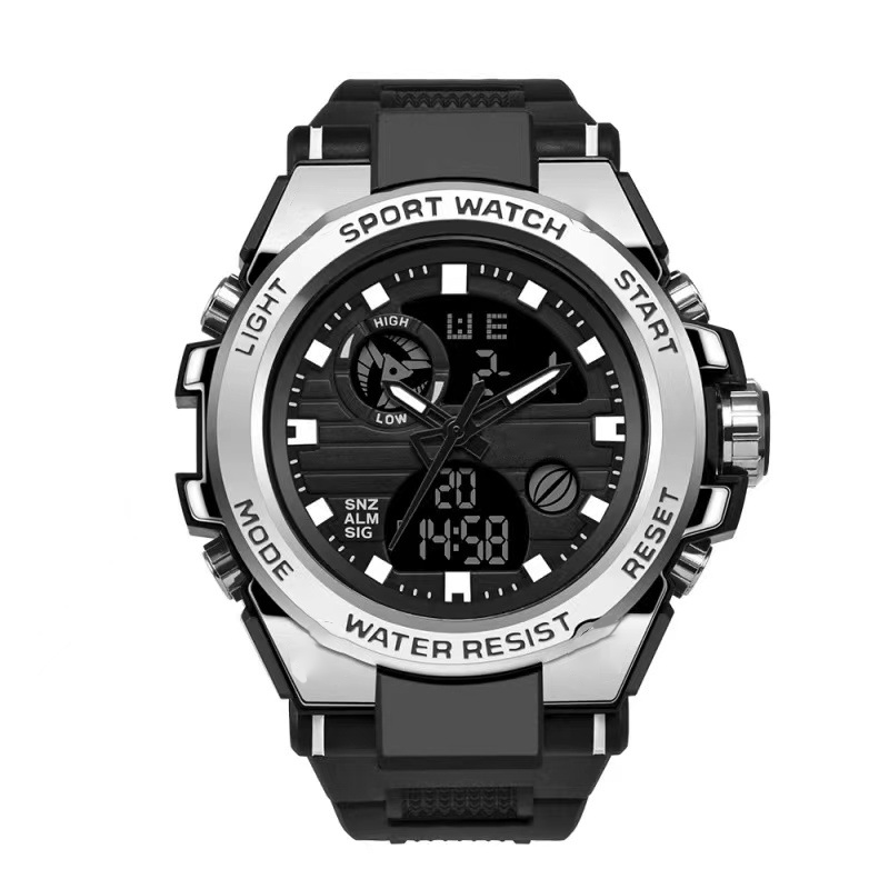 ⌚ 50% OFF NOW!💪 Men's Waterproof Sports Watch – Dual Display & Shock-Resistant – Outdoor Essential 💧