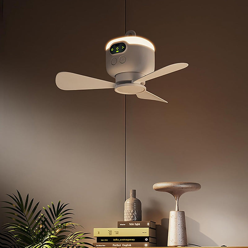 ⏳🔥LIMITED-TIME 52% OFF! 🌬️ Rechargeable Ceiling Fan with LED Light – Cool & Bright Anywhere ✨