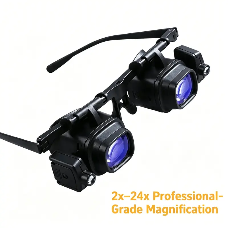 🛠️✨ FLASH SALE 50% OFF! Professional Head Mount Magnifying Glass – Clear Lens, LED Illumination & Perfect Tool for DIY Repairs 🔍