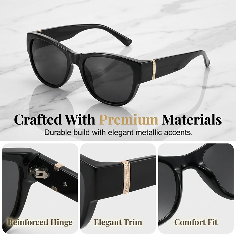 🕶️👓 50% OFF! Attention, glasses wearers: these oversized sunglasses slide right over your own glasses and make you look like a movie star—no expensive clip-ons, no fiddling with lenses!