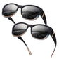 🕶️👓 50% OFF! Attention, glasses wearers: these oversized sunglasses slide right over your own glasses and make you look like a movie star—no expensive clip-ons, no fiddling with lenses!