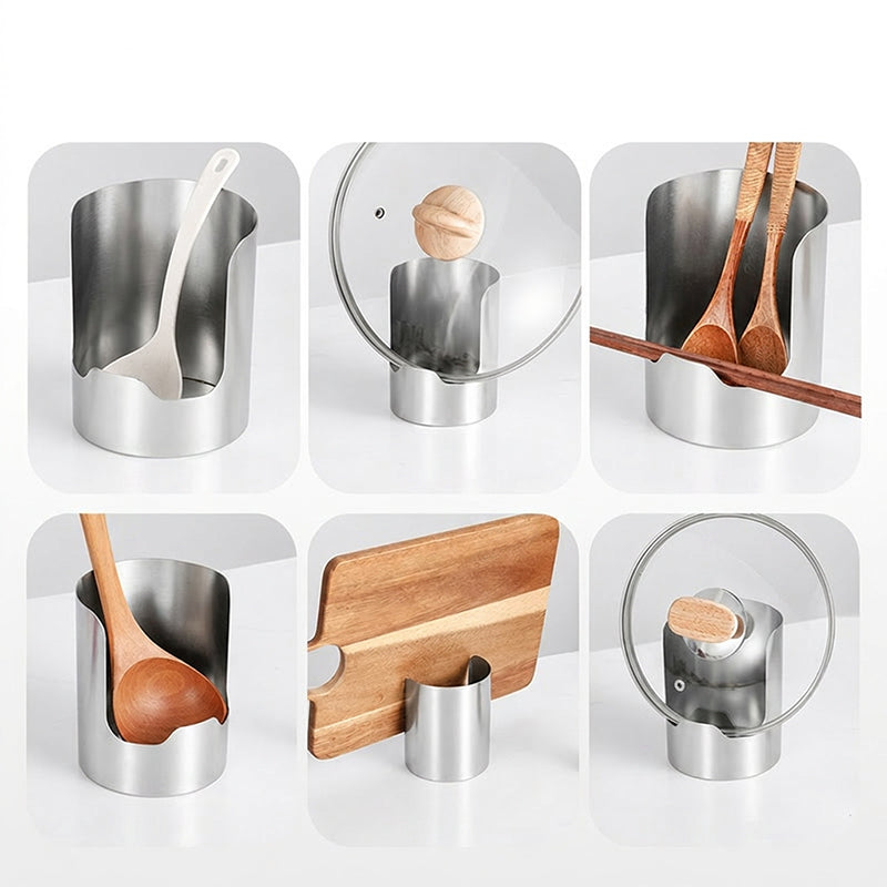 🔥50% OFF🍳 Multifunctional Kitchen Utensil Organizer | Heavy-Duty Stainless Steel for Sturdiness · Space-Saving Vertical Design · Easy to Clean and Oil-Resistant