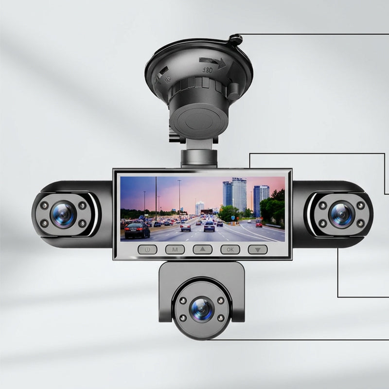 🎉 2026 Sale — Over 36,000 Sold! 🚗 5-Camera Panoramic Dash Cam – Full View No Blind Spots 🛡️✨