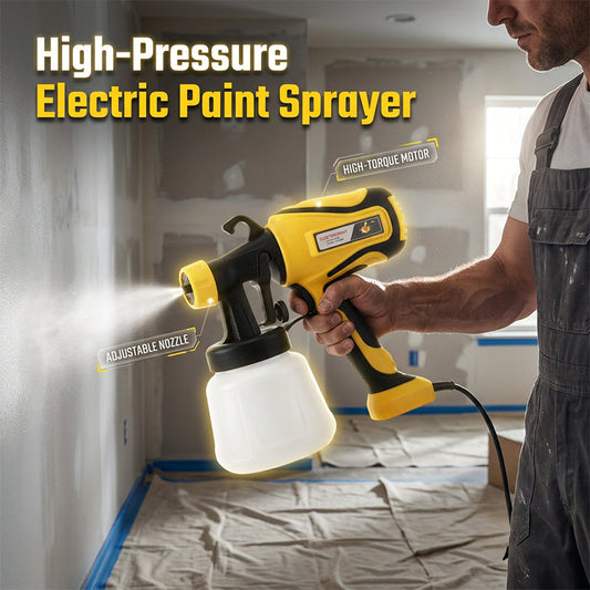 🎨 50% OFF NOW! 🔫 Electric Paint Spray Gun – 900ml Capacity, Adjustable Patterns & Professional Finish 🏠