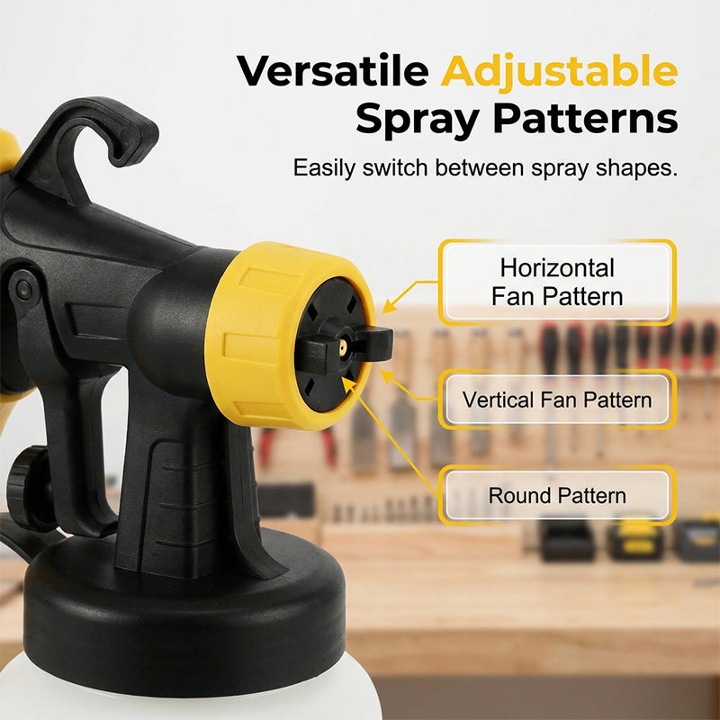 🎨 50% OFF NOW! 🔫 Electric Paint Spray Gun – 900ml Capacity, Adjustable Patterns & Professional Finish 🏠