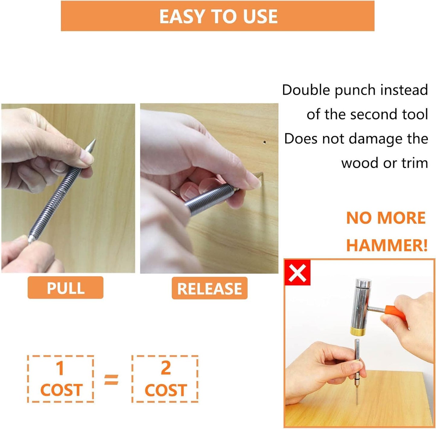 🔥🔨 50% OFF | Hammerless nails