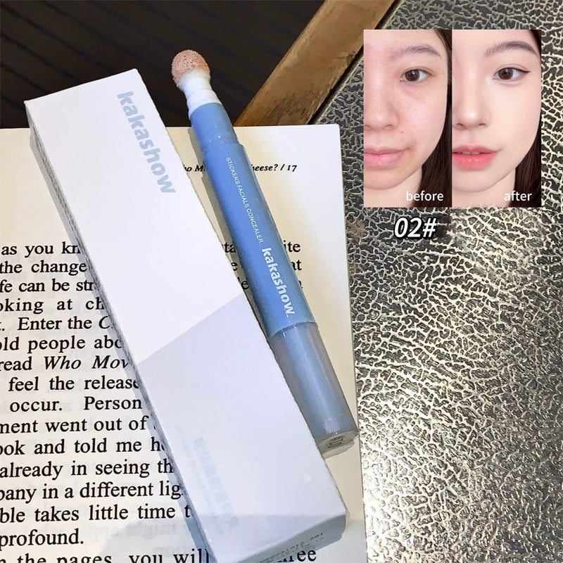 💄 LIMITED-TIME BUY 1 GET 1 FREE! ⏰ Hydrating Cream Concealer Pen – Sponge Applicator, Matte Finish, Brightening ✨