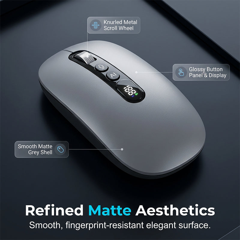 ⏳Limited-time 50% off⏰💼AI Smart Voice Wireless Mouse Real-Time Translation, Silent Click  Boosts Productivity For Work & Study! ⚡🖱️💬
