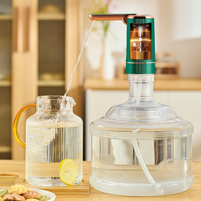 ✨Exclusive 50% OFF | Automatic Water Dispenser Pump | Rechargeable USB-C Bottle Pump with Foldable Spout & One-Touch Control | Universal Fit for Home & Office