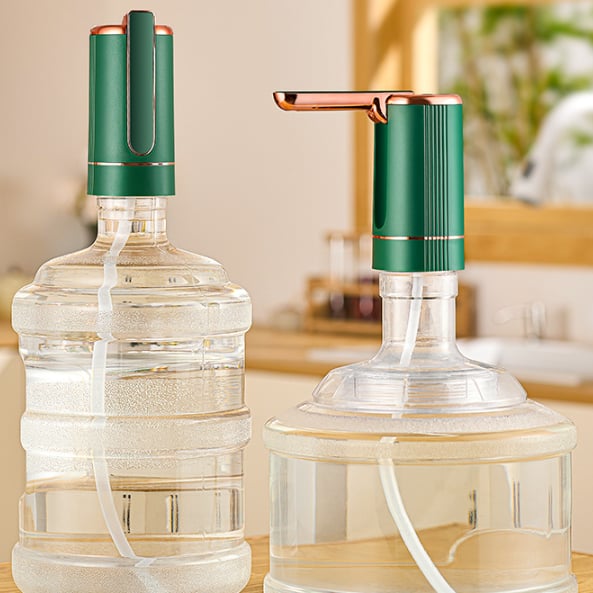 ✨Exclusive 50% OFF | Automatic Water Dispenser Pump | Rechargeable USB-C Bottle Pump with Foldable Spout & One-Touch Control | Universal Fit for Home & Office