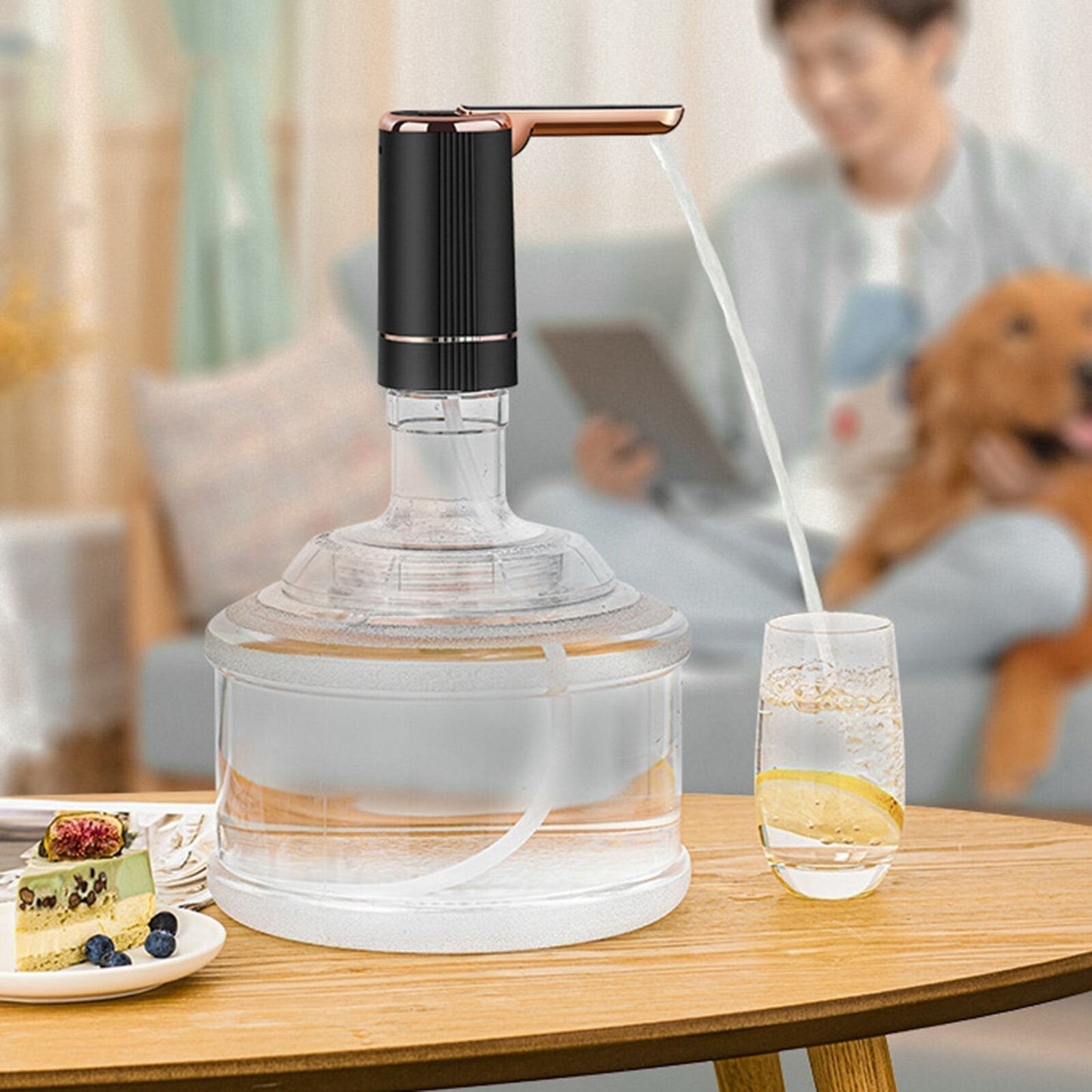✨Exclusive 50% OFF | Automatic Water Dispenser Pump | Rechargeable USB-C Bottle Pump with Foldable Spout & One-Touch Control | Universal Fit for Home & Office