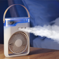 ❄️Portable Ice Misting Fan – Triple Nozzle & RGB Mood Lighting