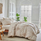 🧵 Soft Touch Pinch Pleat Duvet Set — Brushed Microfiber, No-Iron & Wrinkle-Resistant