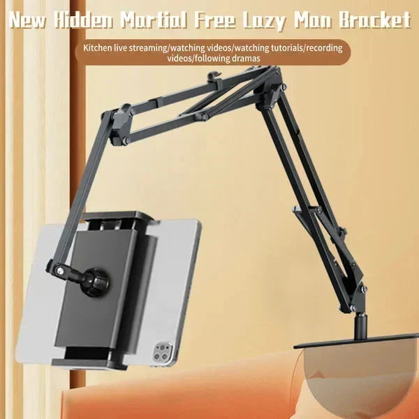 📢📢50% OFF !! ⏰ Hidden tablet stand – fits gaps, 4 joints, 360° rotation, hands-free!