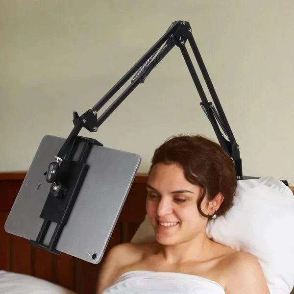 📢📢50% OFF !! ⏰ Hidden tablet stand – fits gaps, 4 joints, 360° rotation, hands-free!
