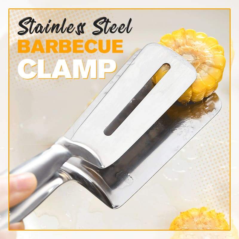 ⏳Time-Limited Special⏰3-in-1 cooking clamp – grab, flip, scrape, and drain oil easily!
