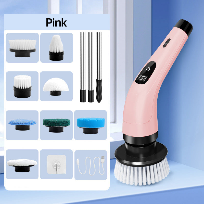 📢📢50% OFF !! ⏰🧽8-in-1 Electric Cleaning Brush Set for Home Use