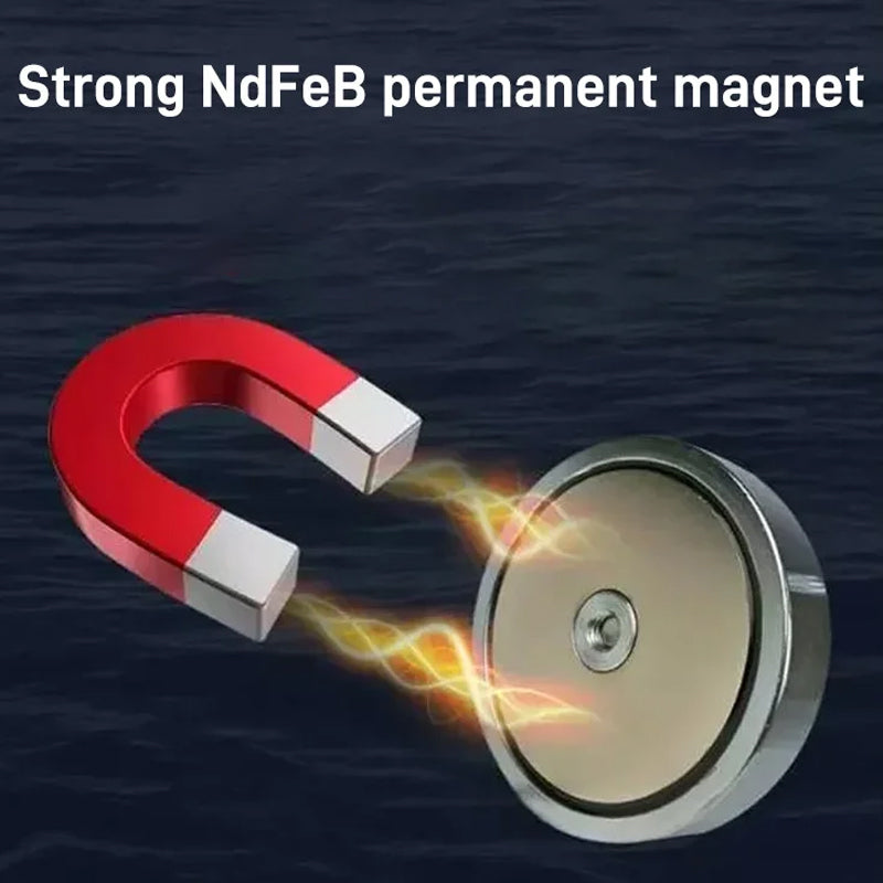 🎉 2026 Sale — Over 18,600 Sold!🧲 Heavy‑Duty Underwater Magnetic Salvage Magnet Set With Rope ✨