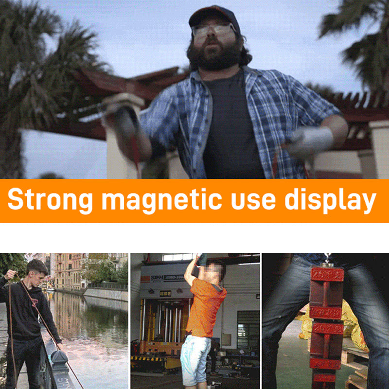 🎉 2026 Sale — Over 18,600 Sold!🧲 Heavy‑Duty Underwater Magnetic Salvage Magnet Set With Rope ✨