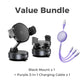 Universal Adjustable Magnetic Car Phone Holder, Vacuum‑Suction Base, Stable Magnet Mount, Auto Interior Accessory