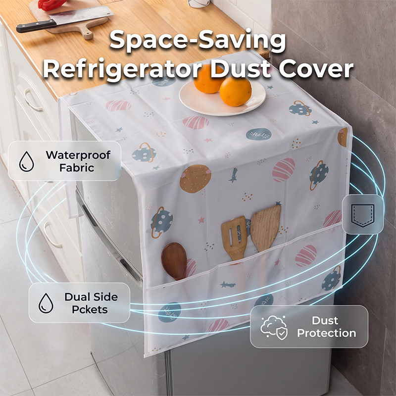 🛡️Refrigerator Top Dust Cover – Dust-proof, Wipe-clean & Universal fit