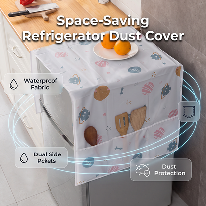 🛡️Refrigerator Top Dust Cover – Dust-proof, Wipe-clean & Universal fit