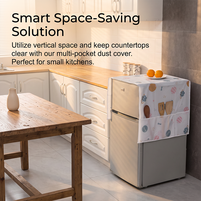 🛡️Refrigerator Top Dust Cover – Dust-proof, Wipe-clean & Universal fit