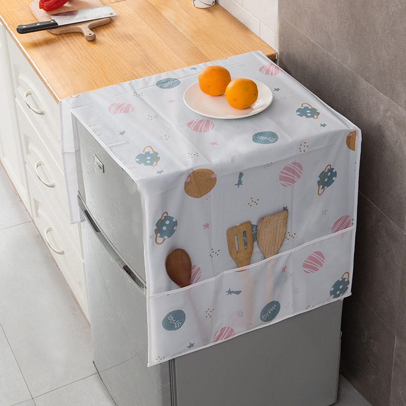 🛡️Refrigerator Top Dust Cover – Dust-proof, Wipe-clean & Universal fit