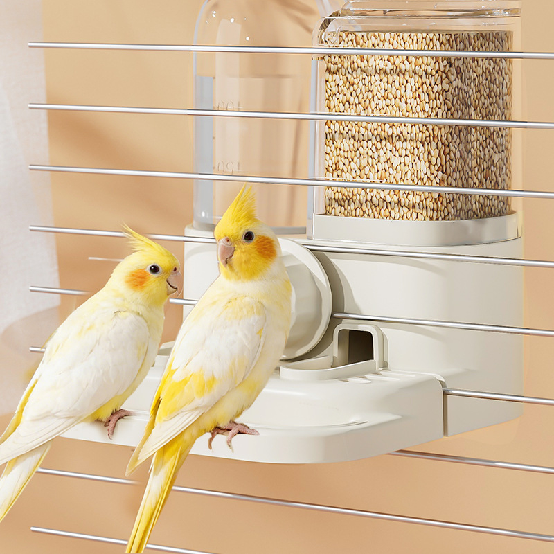 🎁2026 New Arrivals 50% OFF💥2-in-1 Automatic Bird Feeder & Waterer – Anti-waste design, easy refill & clear visibility – Keeps your bird fed & hydrated all day 🧊