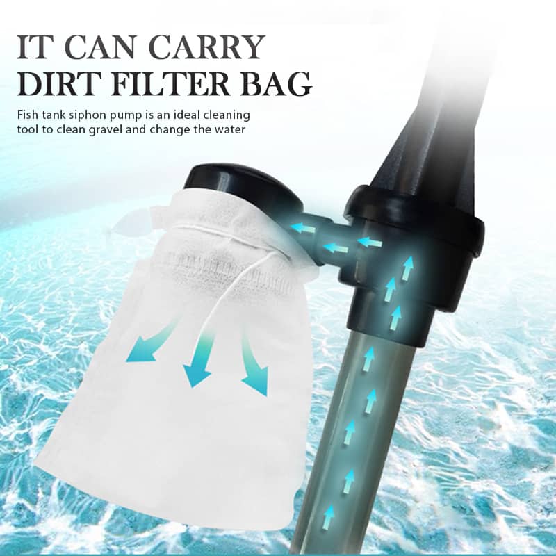 🎉Limited Time 50% OFF！🐠💦No more worries about poor water quality during water changes！ 🔥 Electric Aquarium Gravel Cleaner✨