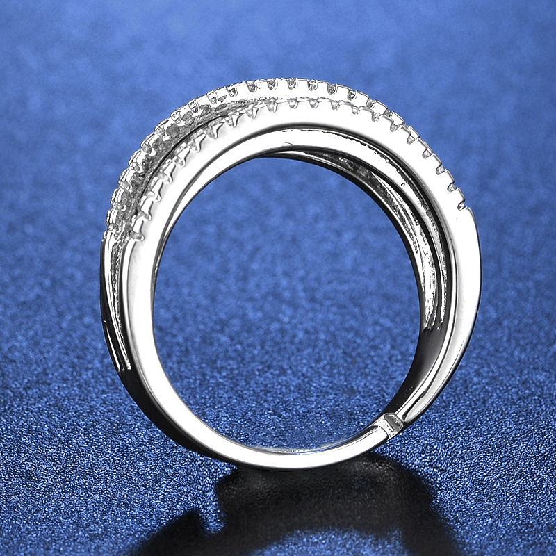 🎉 2026 Sale — Over 32,300 Sold 💫 Adjustable Multi-Band Crossover Ring – Fashion Jewelry ✨