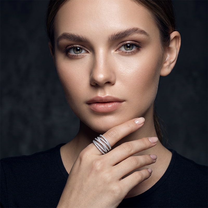 🎉 2026 Sale — Over 32,300 Sold 💫 Adjustable Multi-Band Crossover Ring – Fashion Jewelry ✨