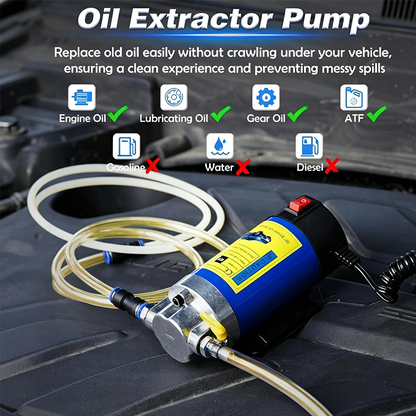 ⛽ 50% OFF NOW! 🔧 Portable Oil Transfer Pump – Pure Copper Motor, Durable Build & Compact Design – For Engine Oil & Fluids 🚗