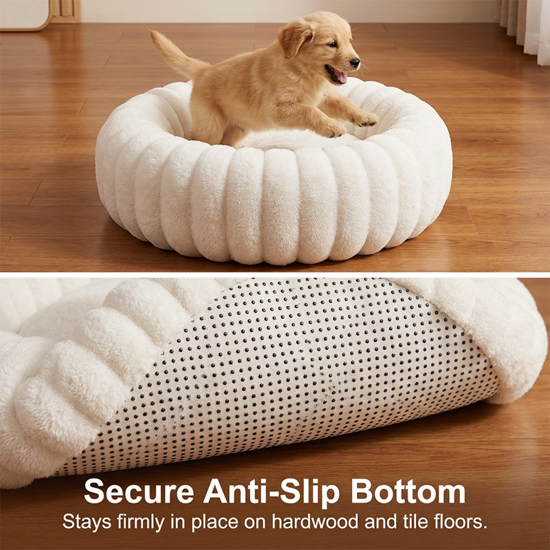 🐾Ultra-Soft Calming Donut Bed for Dogs & Cats🔥