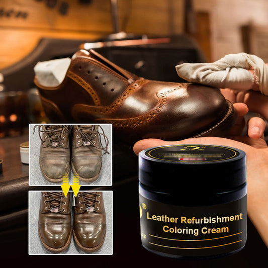 🌟Leather Paint & Repair Kit – 11 Vivid Colours, Protective Semi-Gloss Finish. Restores Shoes, Sofas & Accessories – Safe, Non-Toxic & Easy to Apply! 💪✨