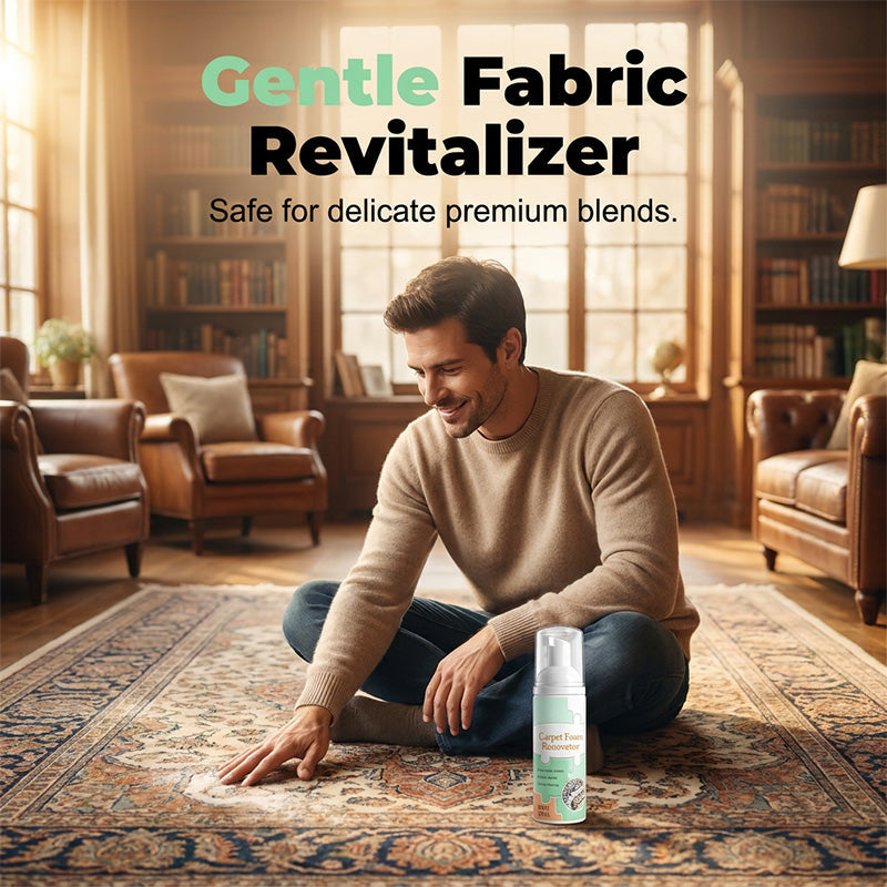 ⏳ Limited Time Buy 2 Get 1 Free - 50% OFF! ✨Waterless Carpet Foam Stain Remover with Towel