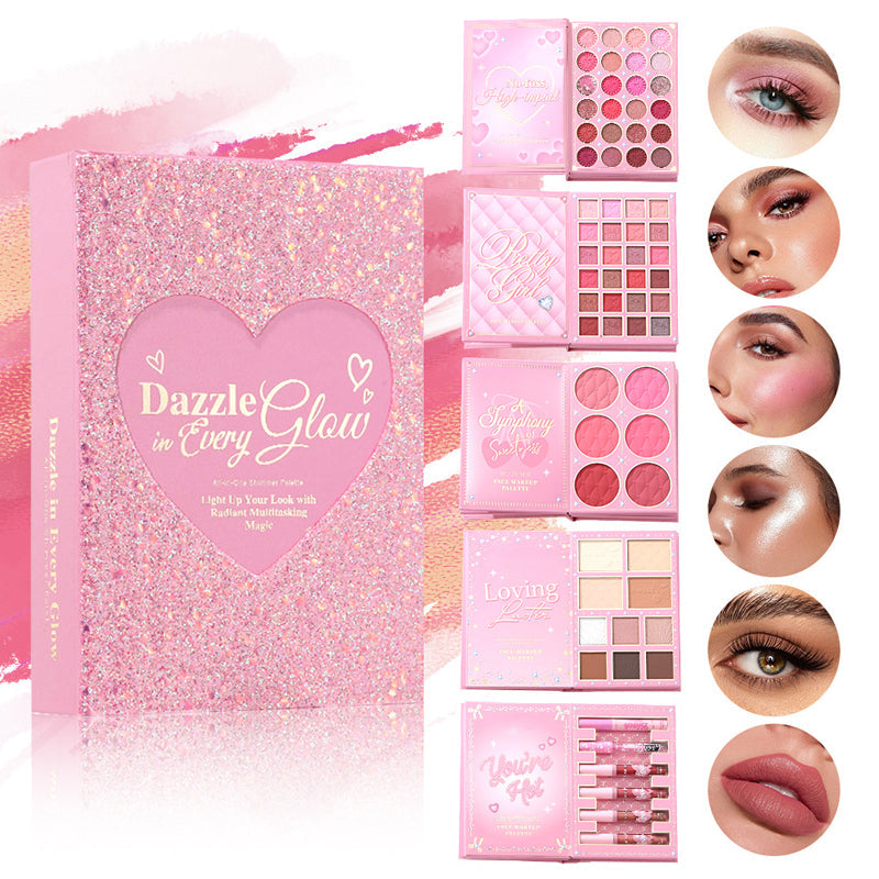 🎉✨️Amazing 70% OFF！💄Recommended by makeup artists！👱🏻‍♀️One palette covers all your full-face makeup looks！All-in-One Makeup Palette Book Set