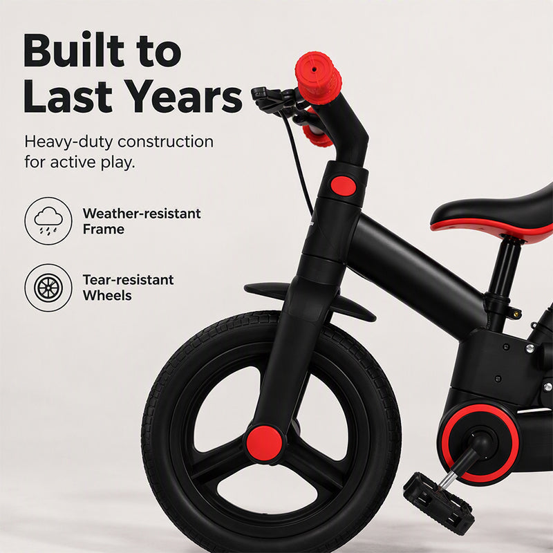 🎉 2026 Sale — Over 22,300 Sold!🚲 2-in-1 Kids Tricycle Convertible Balance Bike With Parent Push Handle ✨