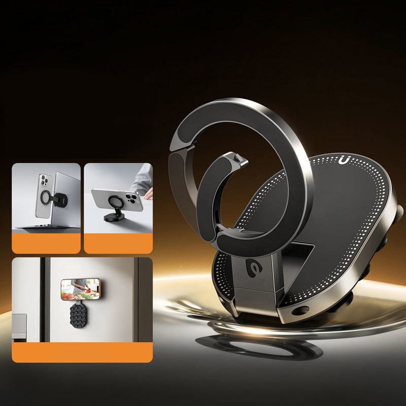 🎉 2026 Sale — Over 22,000 Sold! 🧲 3-in-1 Magnetic & Suction Phone Stand – Stick, Fold, Go ✨