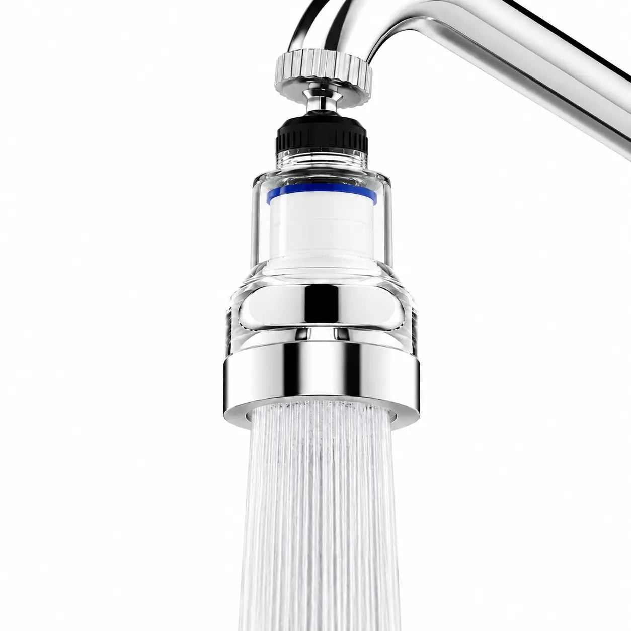 3-Gear Splash-Proof Faucet Filter with Universal Joint