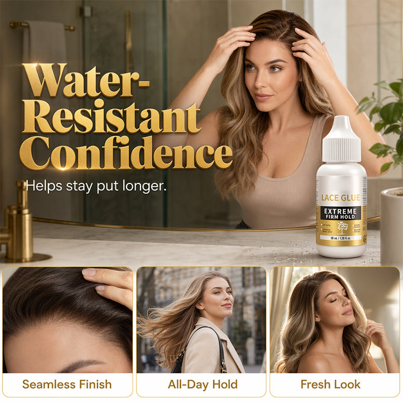 💇‍♀️ 2026 Sale — Over 26900 Sold!✨Extreme Firm Hold Lace Wig Glue, Odorless & Safe